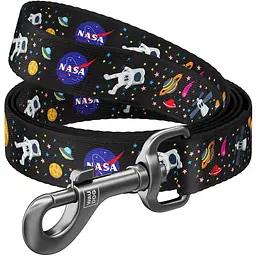 Повідець для собак Waudog Nylon нейлоновий, малюнок "NASA"