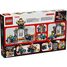 Уцінка. Конструктор LEGO Super Mario Mario Kart Bowser та його замок 1068 деталей (72039) - мініатюра 8