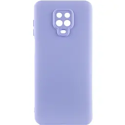 Чохол TPU GETMAN Liquid Silk Full Camera для Xiaomi Redmi Note 9s / Note 9 Pro / Note 9 Pro Max Бузковий / Light purple