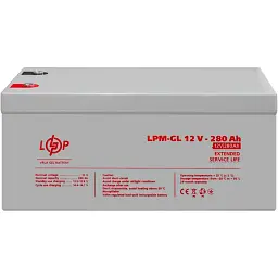 Акумулятор LogicPower GEL 12V (12V/280Ah/3360Wh) (13185) [109363] - мініатюра 2