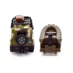 Ігровий набір TechnoDrive Land Rover Defender Military з човном (520191.270) - мініатюра 3