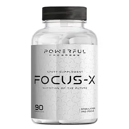 Натуральна добавка Powerful Progress Focus-X, 90 капсул для покращення пам'яті