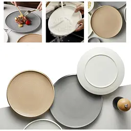 Тарілка обідня Krauff Zen White 25.2 см (24-320-023) - мініатюра 3