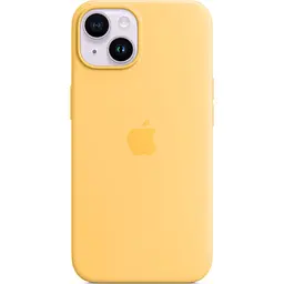 Чохол Silicone Case with MagSafe для Apple iPhone 14 Sunglow ААА [77424] - мініатюра 4