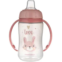 Кружка тренувальна Canpol babies Cute Animal з силіконовим носиком 320 мл рожева (56/512_pin2) - мініатюра 2
