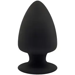 Анальна пробка SilexD (Model 1 size M) двошаровий силікон + Silexpan діаметр 6.2 см