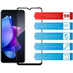 Скло захисне ACCLAB Full Glue Tecno Spark Go 2023 (1283126564819) - мініатюра 3