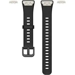 Ремінець DK Silicone Sport Band Classic для Honor Band 6 / 7 (011342) (black) - мініатюра 4
