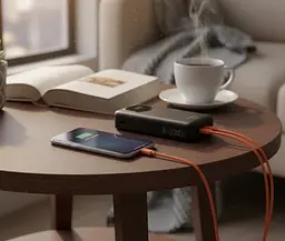 Портативний повербанк ACL PW-140 Power bank 20000 мАг Чорний (2104618844) - мініатюра 7