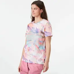 Футболка жіноча Picture Organic Aulden Printed Women S Фіолетовий-Рожевий