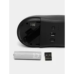 Комп'ютерна миша Xiaomi Mi Mouse 3 Wireless 2.4 ГГц бездротова безшумна підключення до 3 пристроїв Black - мініатюра 4