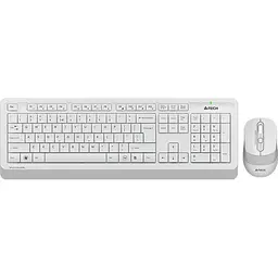 Бездротовий комплект (клавіатура + миша) A4Tech F1110 Fstyler Wireless White (FG1010 (White)) - мініатюра 1