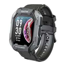 Наручний годинник чоловічий Warrior All Black Modfit acs0029733