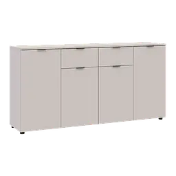 Комод Doros Рон 7 4 фасади 2 шухляди Кашемір 160х38х81 (41516049) - мініатюра 3