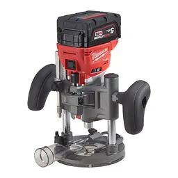 Фрезер кромкувальний акумуляторний MILWAUKEE, M18 FTR8-0X, цанга 6/8мм (насадки для видалення пилу 2шт, накладка 146мм, цанга 1х6 - мініатюра 9