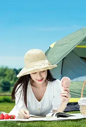Вентилятор Jisulife Xiaomini Portable Fan FA20X Pink - мініатюра 3