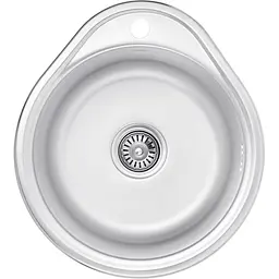 Кухонна мийка Kroner KRP Satin - 4843 (0,8 мм) (CV022757)