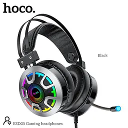Навушники Hoco Gaming LED headphones Hi-Res ESD05 - мініатюра 8