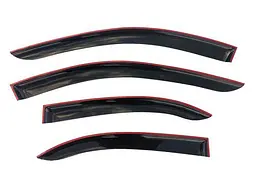 Дефлектори вікон для Kia Cerato 2003-2009 Скотч 3M Voron Glass - мініатюра 6