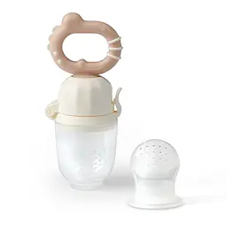 Німблер для годування з двома насадками "Діно" BabyOno 1551/03 бежевий