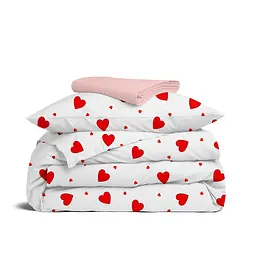 Дитяча постільна білизна в ліжечко RUBY HEARTS CS3 COSAS (4822052399828)
