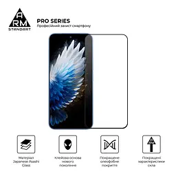 Захисне скло на TECNO Spark 40 Pro 4G (KM6) з олеофобним покриттям, Pro, повне проклеювання, антистатичний і пиловідштовхуючий шар, 9H, самоклеючеся, 2.5D, на весь екран, антистатичний клей, ArmorStandart (ARM87519) - мініатюра 2