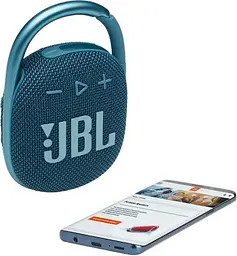 Портативна акустика JBL Clip 4 Blue JBLCLIP4BLU - мініатюра 3