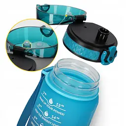 Пляшка для води спортивна 4FIZJO 500 мл 4FJ0629 Sky Blue/Blue (P-5905973400732) - мініатюра 8