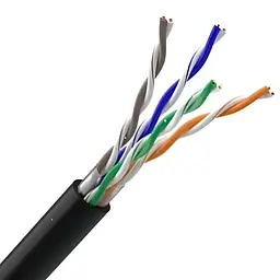 Кабель для зовнішньої прокладки OK-Net КПП-ВП (100) UTP, CAT5e, 4х2х0.49, бухта 305м (КПП-ВП (100) 4 x 2 x 0,49 (U/UTP-cat.5E-SL))