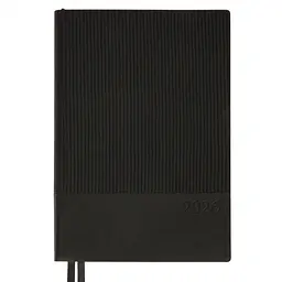 Щоденник-діловий записник А5 Leo Planner Velvet 2026 м'який чорний 368 сторінок (252638) - мініатюра 2
