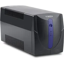 Пристрій безперебійного живлення Vinga LED 600VA plastic case (VPE-600P) - мініатюра 2