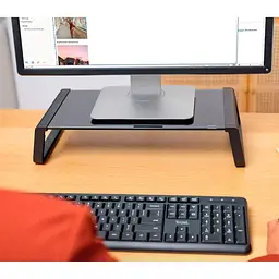 Підставка під монітор Trust Monta Glass Monitor St and Black - мініатюра 6