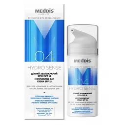 Денний зволожуючий крем Hydrosense SPF 15 Meddis 30 мл - мініатюра 2