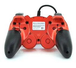 Геймпад USB джойстик ПК Voltronic DualShock USB-908 Red - мініатюра 3