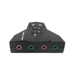 Звукова карта 7.1 USB QTS-009 Black (16163) - мініатюра 3