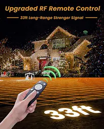 Вуличні світлодіодні лазерні гірлянди Enjoyedled Christmas Laser Lights, RGB - мініатюра 5