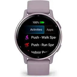 Смарт-годинник Garmin Vivoactive 5 Metallic Orchid Aluminum Bezel with Orchid Case and Silicone Band (010-02862-13) [111830] - мініатюра 4