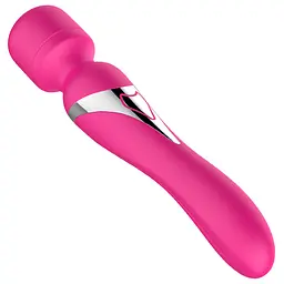 Вібромасажер Silicone Dual Massager Pulsator USB 7+7 Function Red Boss Series 63-00011 100121