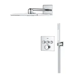 Душова система прихованого монтажу термостатична Grohe QuickFix Precision Smartcontrol Cube 34875000, Хром - мініатюра 4