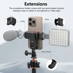 Кріплення для штатива для телефона VRIG PH-17S, нове універсальне пристосування для смартфона - мініатюра 5