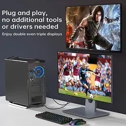 Кабель Choetech HDMI-HDMI V 2.1 2 м (XDH01-BK) - мініатюра 4