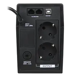 Лінійно-інтерактивне ДБЖ LogicPower LP U650VA-P 650 ВА/390 Вт з АКБ 12В 7,5 Аг - мініатюра 4