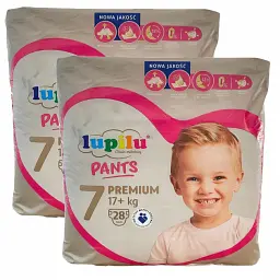 Підгузки - трусики Lupilu Premium 7 (17+ кг), 56 шт