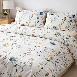 Комплект постільної білизни LoveYouHome Полуторна 150×215 Бязь Gold Затишок Мультиколір (7186)