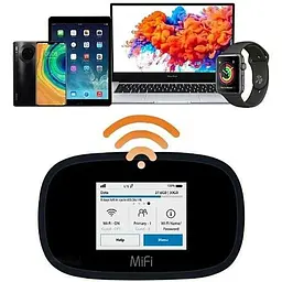 Модем 3G/4G Novatel MIFI 8000 L LTE Cat.18 з Wifi, під sim карту з акумулятором + 2 термінальні антени - мініатюра 3