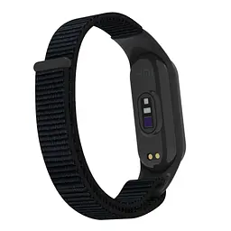 Ремінець нейлоновий ArmorStandart для Xiaomi Mi Band 7/6/5/4 Black (ARM67839) - мініатюра 2
