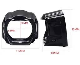 LED Маска Ангельські очі 3" D76 мм 12V 6000K BMW Білий Світло Sport-V 2 шт. - мініатюра 3