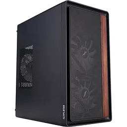 Корпус 1stPlayer WD1-BK-3F1 Чорний - мініатюра 4