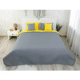 Покривало Руно Yellow Grey 220х240 см (330.52У_Yellow Grey) - мініатюра 2