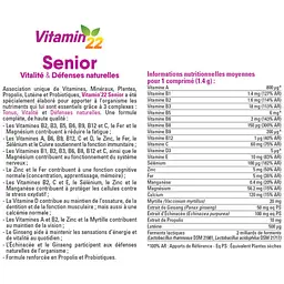 Вітамінний комплекс Vitamin'22 Senior Для зрілого та похилого віку 30 таблеток - мініатюра 3